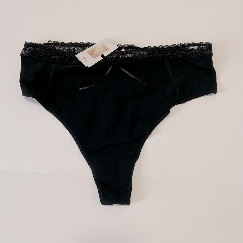 DuMi shapewear Tommy control black thong
